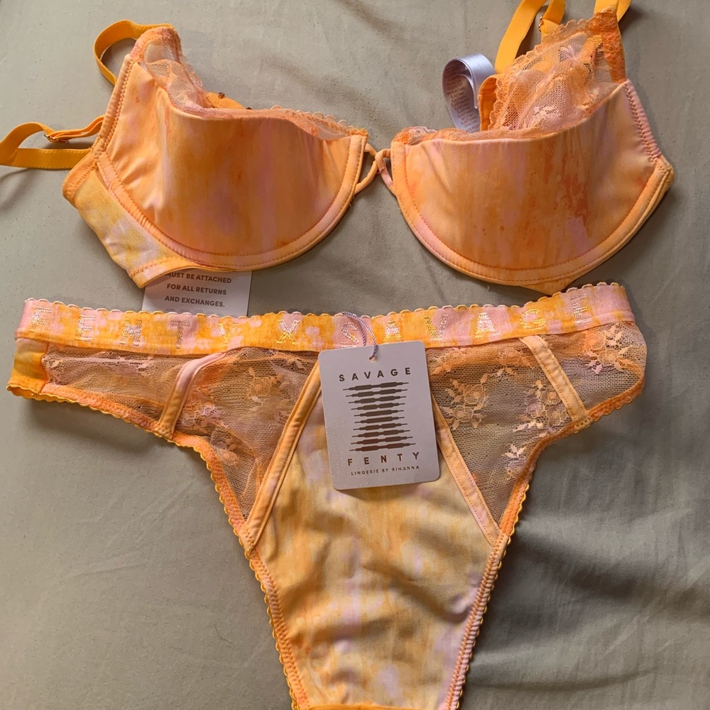 Savage x Fenty by Rihanna Bra Underwear Set Lingerie